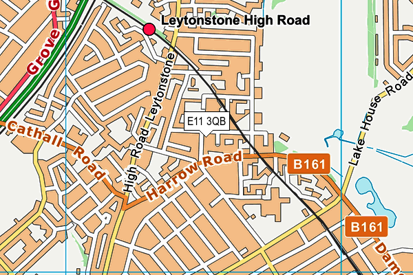 E11 3QB map - OS VectorMap District (Ordnance Survey) E11 3QB map - OS VectorMap District (Ordnance Survey)