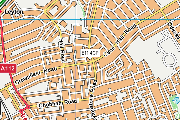 E11 4GP map - OS VectorMap District (Ordnance Survey) E11 4GP map - OS VectorMap District (Ordnance Survey)