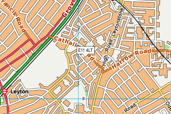 E11 4LT map - OS VectorMap District (Ordnance Survey) E11 4LT map - OS VectorMap District (Ordnance Survey)