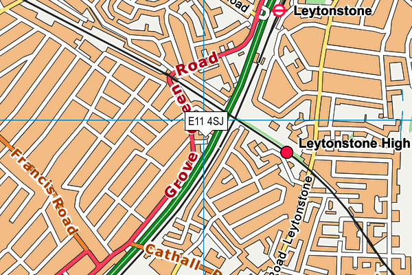 E11 4SJ map - OS VectorMap District (Ordnance Survey) E11 4SJ map - OS VectorMap District (Ordnance Survey)