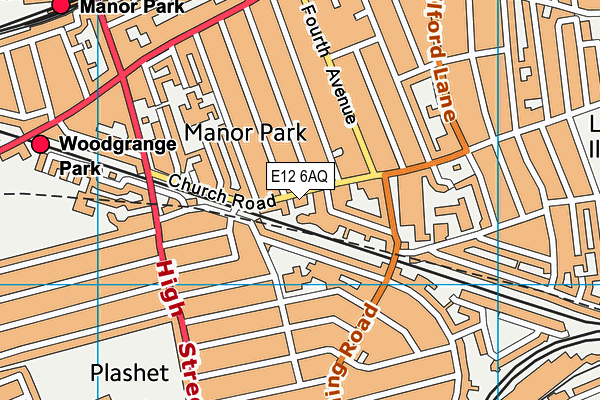 E12 6AQ map - OS VectorMap District (Ordnance Survey) E12 6AQ map - OS VectorMap District (Ordnance Survey)