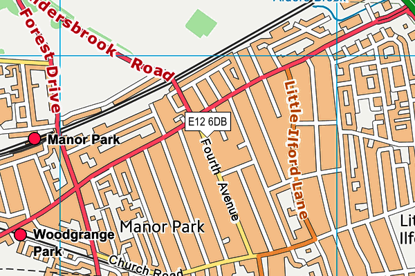 E12 6DB map - OS VectorMap District (Ordnance Survey) E12 6DB map - OS VectorMap District (Ordnance Survey)
