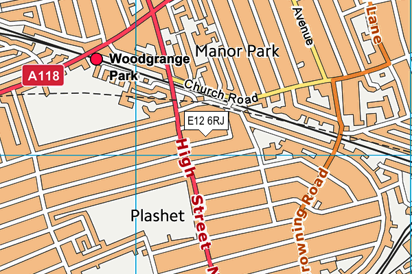 E12 6RJ map - OS VectorMap District (Ordnance Survey) E12 6RJ map - OS VectorMap District (Ordnance Survey)