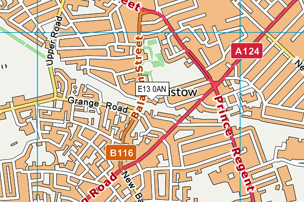 E13 0AN map - OS VectorMap District (Ordnance Survey) E13 0AN map - OS VectorMap District (Ordnance Survey)