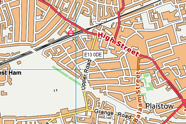 E13 0DE map - OS VectorMap District (Ordnance Survey) E13 0DE map - OS VectorMap District (Ordnance Survey)