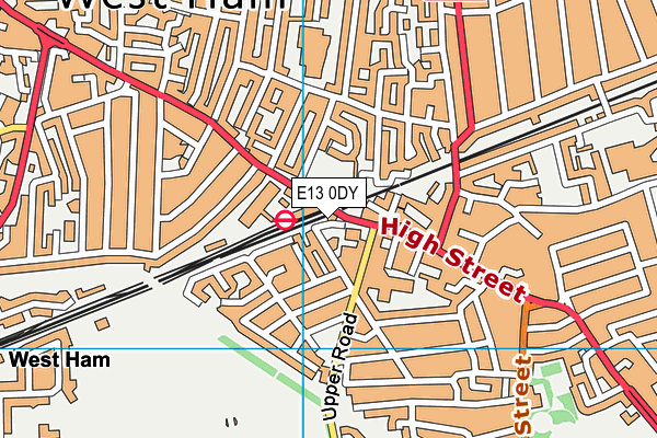 E13 0DY map - OS VectorMap District (Ordnance Survey) E13 0DY map - OS VectorMap District (Ordnance Survey)