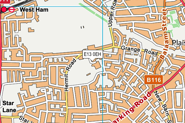 E13 0EH map - OS VectorMap District (Ordnance Survey) E13 0EH map - OS VectorMap District (Ordnance Survey)