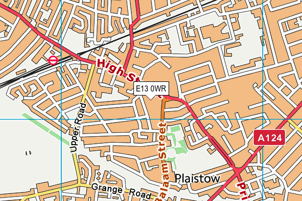 E13 0WR map - OS VectorMap District (Ordnance Survey) E13 0WR map - OS VectorMap District (Ordnance Survey)