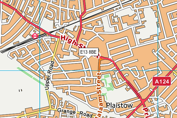 E13 8BE map - OS VectorMap District (Ordnance Survey) E13 8BE map - OS VectorMap District (Ordnance Survey)