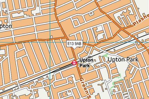 E13 9AB map - OS VectorMap District (Ordnance Survey) E13 9AB map - OS VectorMap District (Ordnance Survey)