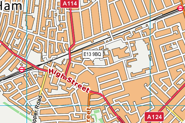 E13 9BQ map - OS VectorMap District (Ordnance Survey) E13 9BQ map - OS VectorMap District (Ordnance Survey)
