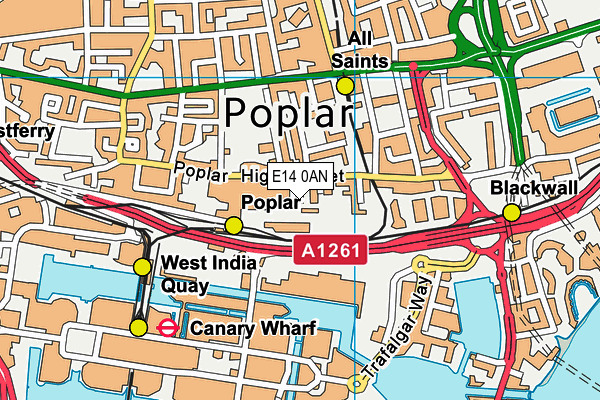 E14 0AN map - OS VectorMap District (Ordnance Survey) E14 0AN map - OS VectorMap District (Ordnance Survey)