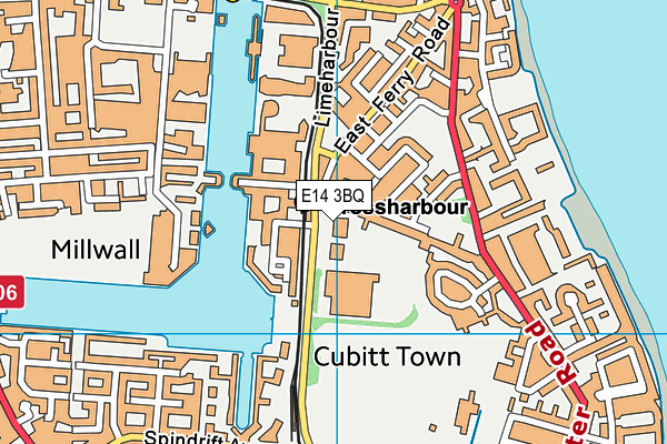 E14 3BQ map - OS VectorMap District (Ordnance Survey) E14 3BQ map - OS VectorMap District (Ordnance Survey)