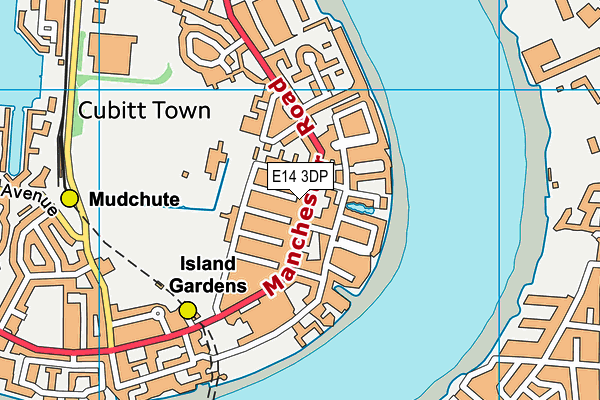 E14 3DP map - OS VectorMap District (Ordnance Survey) E14 3DP map - OS VectorMap District (Ordnance Survey)