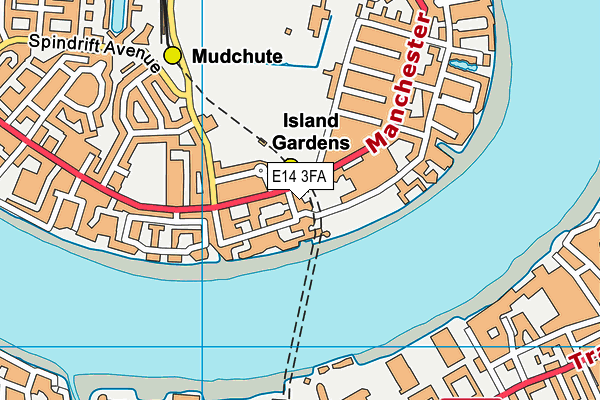 E14 3FA map - OS VectorMap District (Ordnance Survey) E14 3FA map - OS VectorMap District (Ordnance Survey)