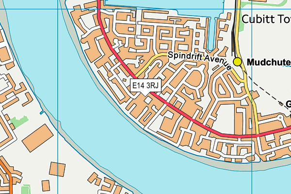 E14 3RJ map - OS VectorMap District (Ordnance Survey) E14 3RJ map - OS VectorMap District (Ordnance Survey)