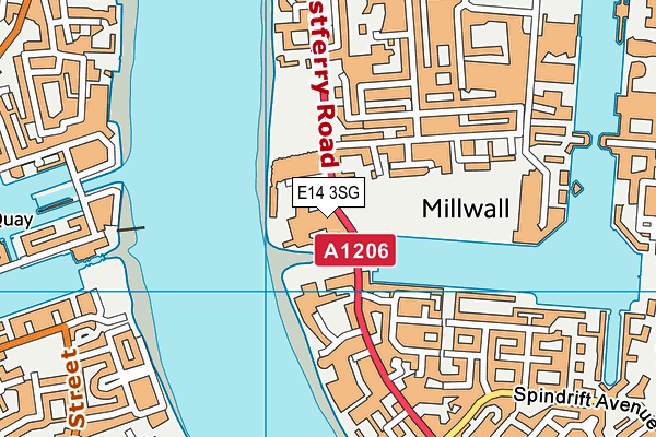 E14 3SG map - OS VectorMap District (Ordnance Survey) E14 3SG map - OS VectorMap District (Ordnance Survey)
