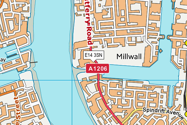 E14 3SN map - OS VectorMap District (Ordnance Survey) E14 3SN map - OS VectorMap District (Ordnance Survey)