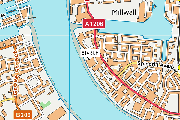 E14 3UH map - OS VectorMap District (Ordnance Survey) E14 3UH map - OS VectorMap District (Ordnance Survey)