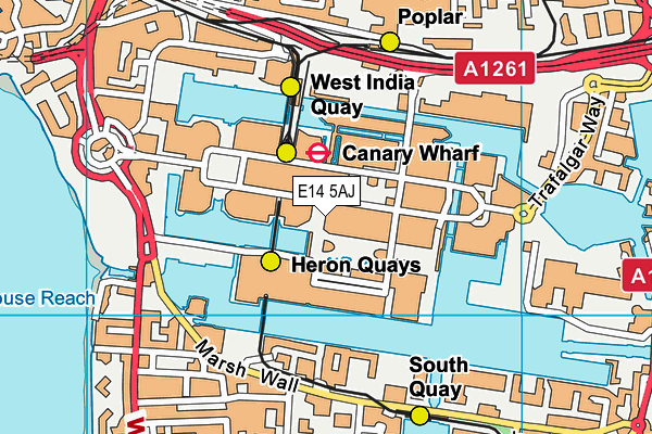 E14 5AJ map - OS VectorMap District (Ordnance Survey) E14 5AJ map - OS VectorMap District (Ordnance Survey)