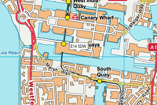 E14 5DW map - OS VectorMap District (Ordnance Survey) E14 5DW map - OS VectorMap District (Ordnance Survey)