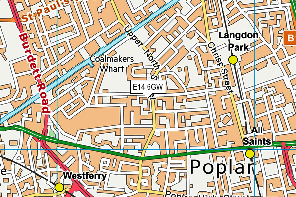 E14 6GW map - OS VectorMap District (Ordnance Survey) E14 6GW map - OS VectorMap District (Ordnance Survey)