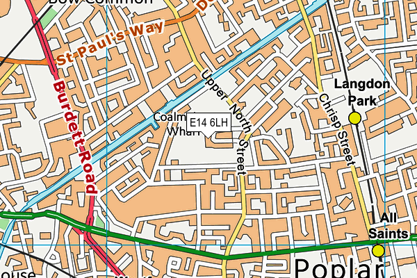 E14 6LH map - OS VectorMap District (Ordnance Survey) E14 6LH map - OS VectorMap District (Ordnance Survey)