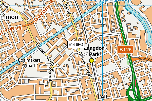 E14 6PQ map - OS VectorMap District (Ordnance Survey) E14 6PQ map - OS VectorMap District (Ordnance Survey)