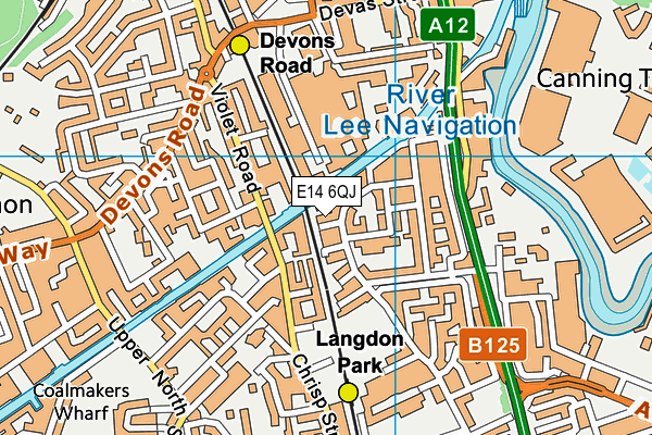 E14 6QJ map - OS VectorMap District (Ordnance Survey) E14 6QJ map - OS VectorMap District (Ordnance Survey)