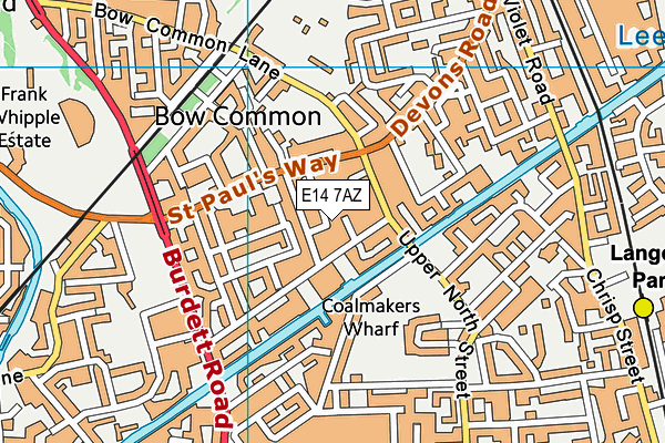 E14 7AZ map - OS VectorMap District (Ordnance Survey) E14 7AZ map - OS VectorMap District (Ordnance Survey)