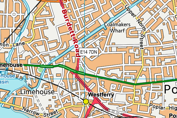 E14 7DN map - OS VectorMap District (Ordnance Survey) E14 7DN map - OS VectorMap District (Ordnance Survey)