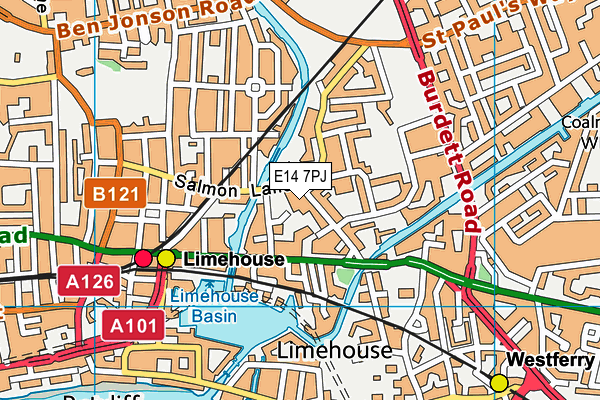 E14 7PJ map - OS VectorMap District (Ordnance Survey) E14 7PJ map - OS VectorMap District (Ordnance Survey)