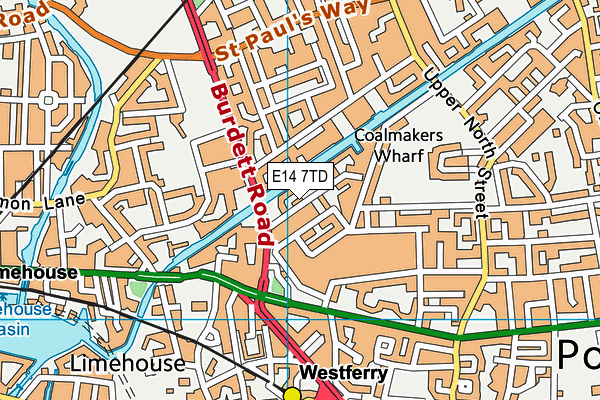 E14 7TD map - OS VectorMap District (Ordnance Survey) E14 7TD map - OS VectorMap District (Ordnance Survey)