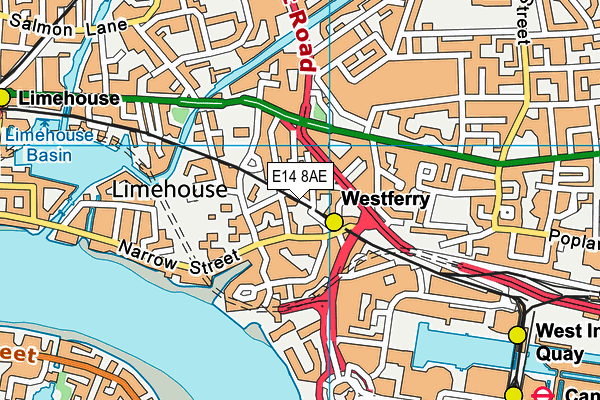 E14 8AE map - OS VectorMap District (Ordnance Survey) E14 8AE map - OS VectorMap District (Ordnance Survey)