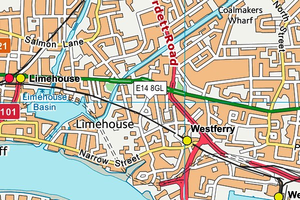 E14 8GL map - OS VectorMap District (Ordnance Survey) E14 8GL map - OS VectorMap District (Ordnance Survey)