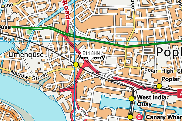E14 8HN map - OS VectorMap District (Ordnance Survey) E14 8HN map - OS VectorMap District (Ordnance Survey)