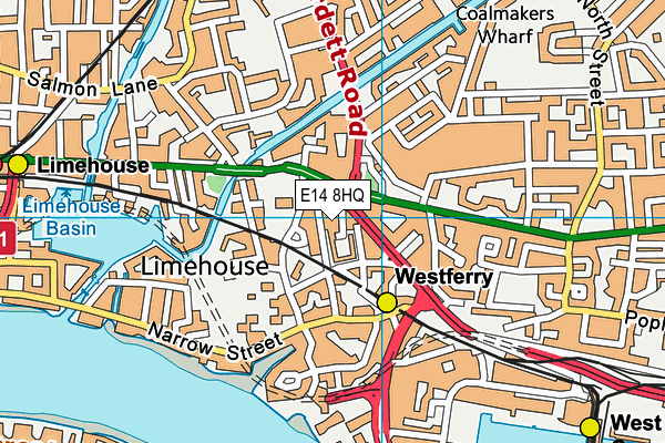 E14 8HQ map - OS VectorMap District (Ordnance Survey) E14 8HQ map - OS VectorMap District (Ordnance Survey)