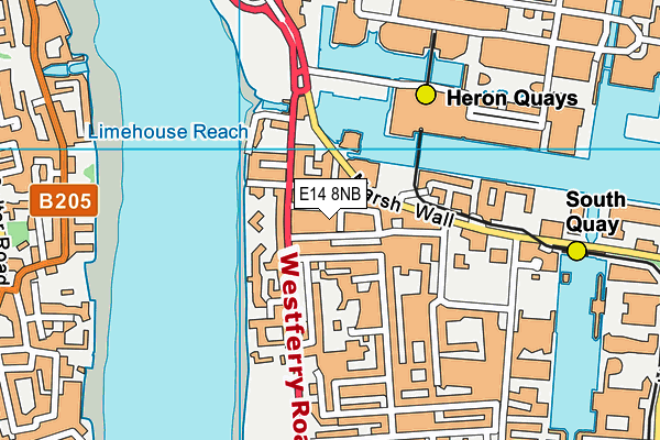 E14 8NB map - OS VectorMap District (Ordnance Survey) E14 8NB map - OS VectorMap District (Ordnance Survey)