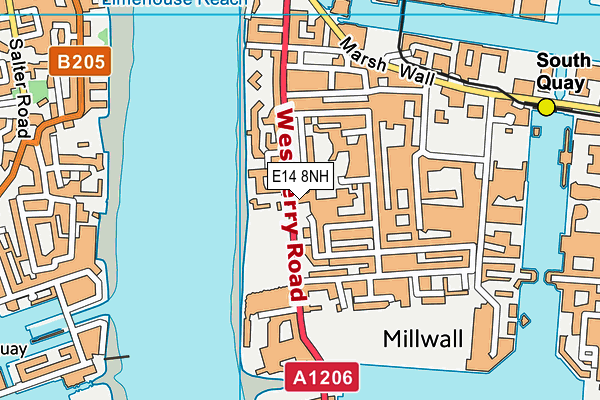 E14 8NH map - OS VectorMap District (Ordnance Survey) E14 8NH map - OS VectorMap District (Ordnance Survey)