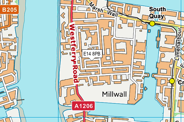 E14 8PB map - OS VectorMap District (Ordnance Survey) E14 8PB map - OS VectorMap District (Ordnance Survey)