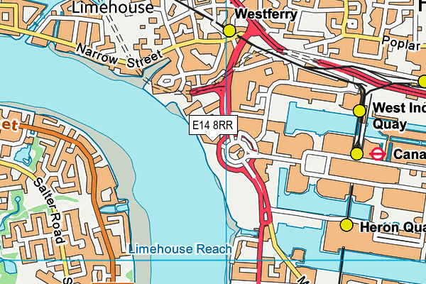E14 8RR map - OS VectorMap District (Ordnance Survey) E14 8RR map - OS VectorMap District (Ordnance Survey)