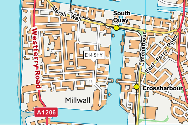 E14 9HY map - OS VectorMap District (Ordnance Survey) E14 9HY map - OS VectorMap District (Ordnance Survey)