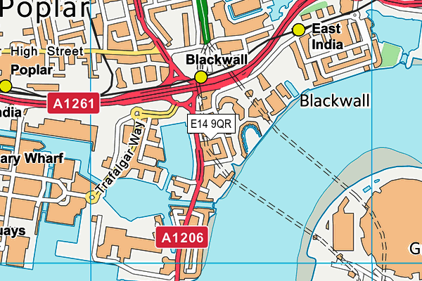 E14 9QR map - OS VectorMap District (Ordnance Survey) E14 9QR map - OS VectorMap District (Ordnance Survey)