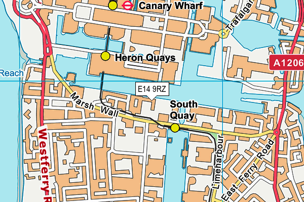 E14 9RZ map - OS VectorMap District (Ordnance Survey) E14 9RZ map - OS VectorMap District (Ordnance Survey)
