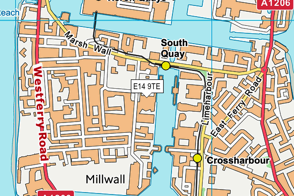 E14 9TE map - OS VectorMap District (Ordnance Survey) E14 9TE map - OS VectorMap District (Ordnance Survey)