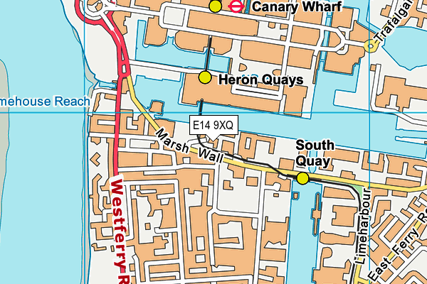 E14 9XQ map - OS VectorMap District (Ordnance Survey) E14 9XQ map - OS VectorMap District (Ordnance Survey)
