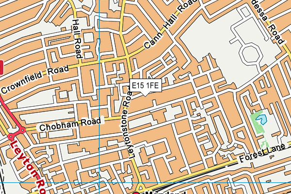 E15 1FE map - OS VectorMap District (Ordnance Survey) E15 1FE map - OS VectorMap District (Ordnance Survey)