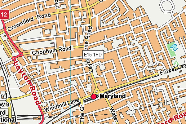 E15 1HD map - OS VectorMap District (Ordnance Survey) E15 1HD map - OS VectorMap District (Ordnance Survey)