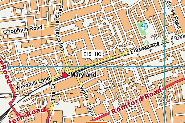 E15 1HQ map - OS VectorMap District (Ordnance Survey) E15 1HQ map - OS VectorMap District (Ordnance Survey)