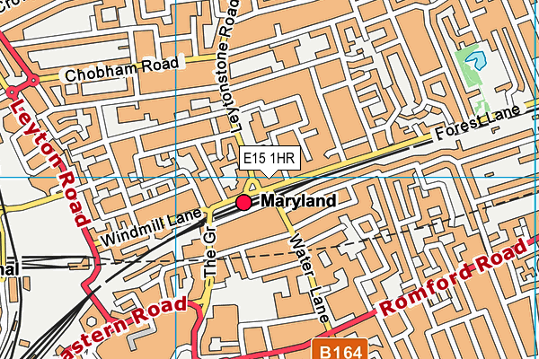 E15 1HR map - OS VectorMap District (Ordnance Survey) E15 1HR map - OS VectorMap District (Ordnance Survey)